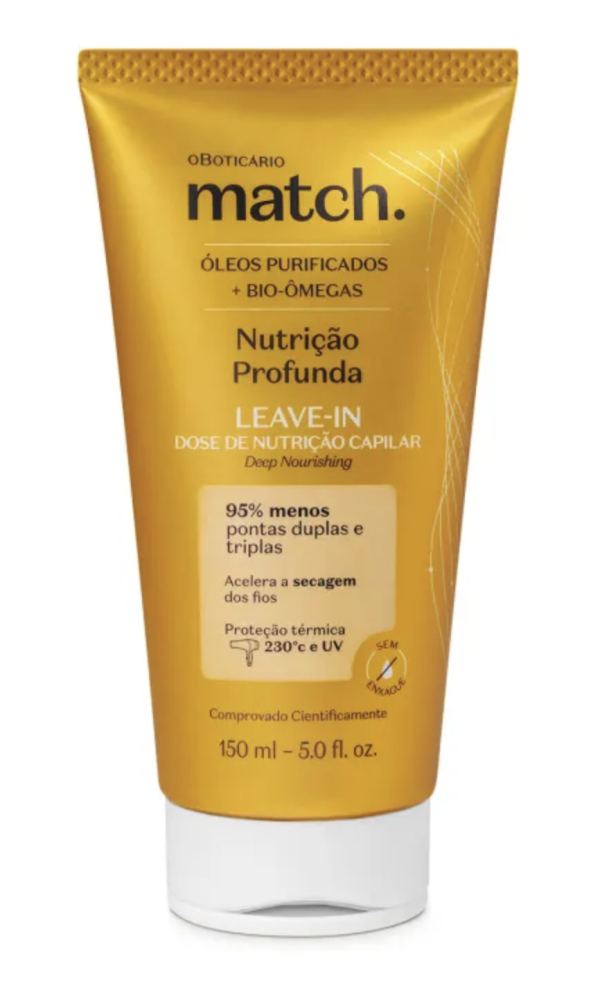 Leave-In Dose de Nutrição Capilar Match Nutrição Profunda 150ml