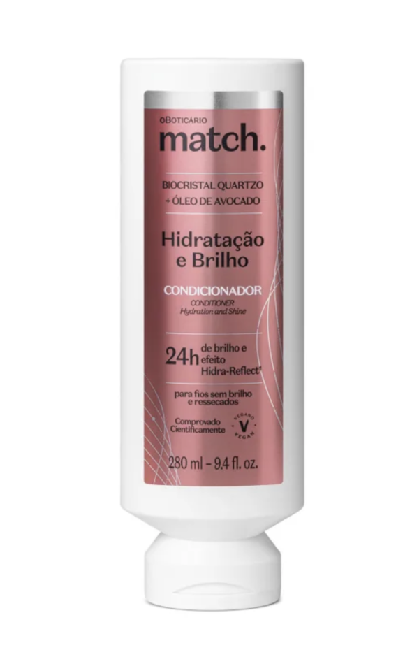 Match Condicionador Hidratação e Brilho 280ml