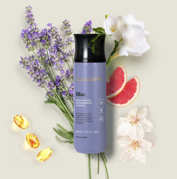 Nativa Spa Lilac Body Splash Desodorante Colônia 200ml