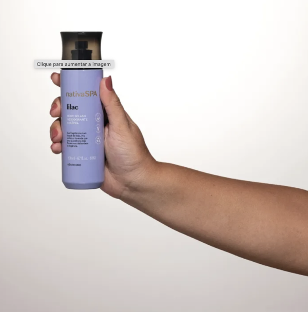 Nativa Spa Lilac Body Splash Desodorante Colônia 200ml - Image 3