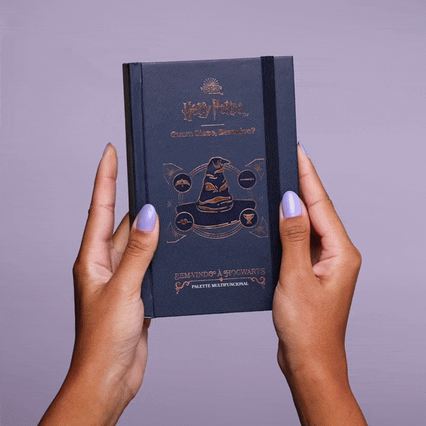 PALETA DE MAQUILHAGEM MULTIFUNCIONAL BEM VINDO A HOGWARTS HARRY POTTER QUEM DISSE, BERENICE?, 54G