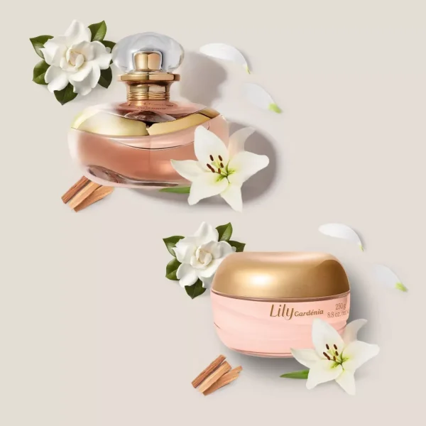 Coffret de presente Lily Gardénia: Eau De Parfum 75ml+creme Acetinado - Image 5