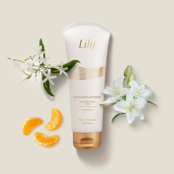 Esfoliante Hidratante Desodorante Corporal Lily 200g