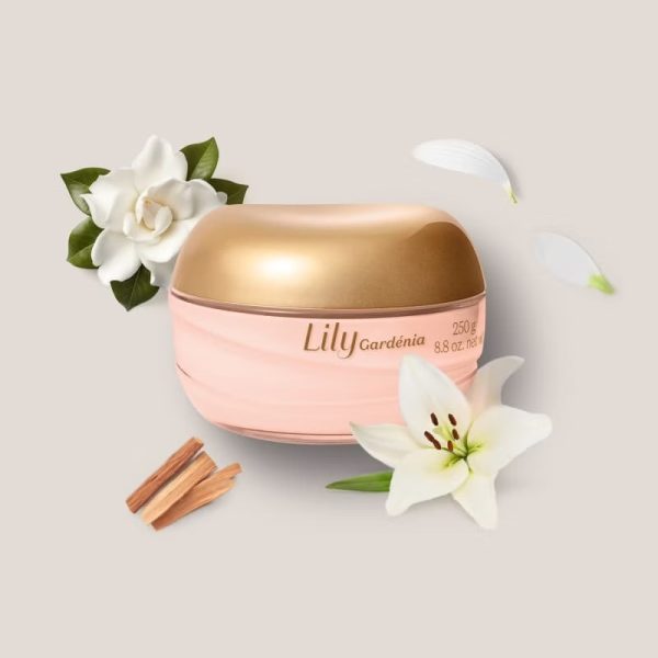 Boticario - Lily - Gardenia - Creme Hidratante Acetinado Corporal 250Gr