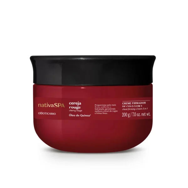 NATIVA SPA | Creme Firmador de Colo 5 em 1 Nativa Spa Cereja Rouge 200g