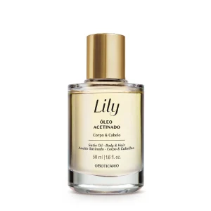 Óleo Acetinado Multifuncional Corpo e Cabelo Lily 50ml
