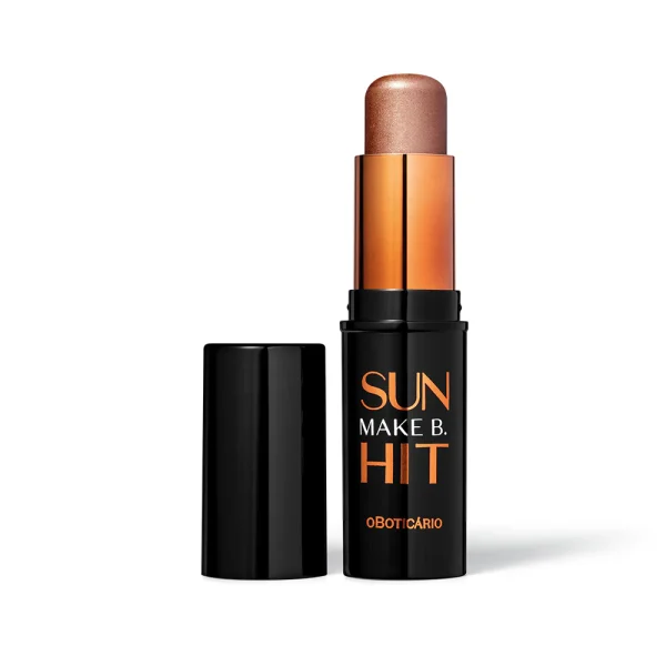 MAKE B. ILUMINADOR FACIAL EM STICK SUN HIT, Gold