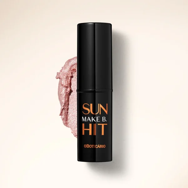 MAKE B. ILUMINADOR FACIAL EM STICK SUN HIT, Rose