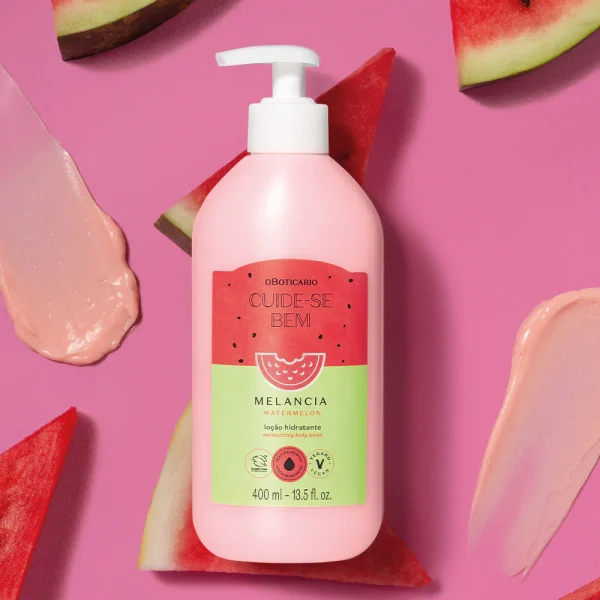 Loção Hidratante Corporal Cuide-se Bem Melancia, 400ml - Image 3