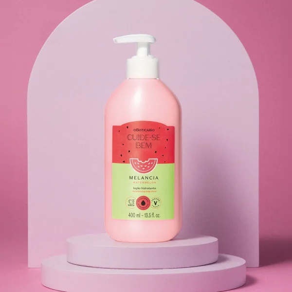 Loção Hidratante Corporal Cuide-se Bem Melancia, 400ml - Image 2