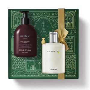 Kit de Natal Perfume Insensatez Eau de Toilette, 100ml+ Malbec Loção Hidratante Corporal Malbec, 200ml