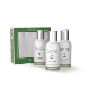 Pack Sense Spa CHÁ VERDE, gel de banho 100ml; gel esfoliante 100ml; creme corporal 100ml