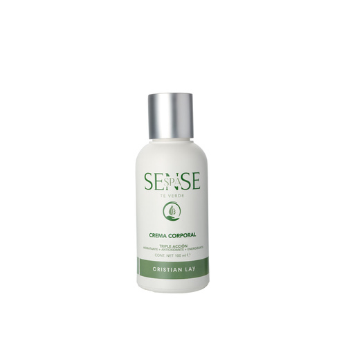Pack Sense Spa CHÁ VERDE, gel de banho 100ml; gel esfoliante 100ml; creme corporal 100ml