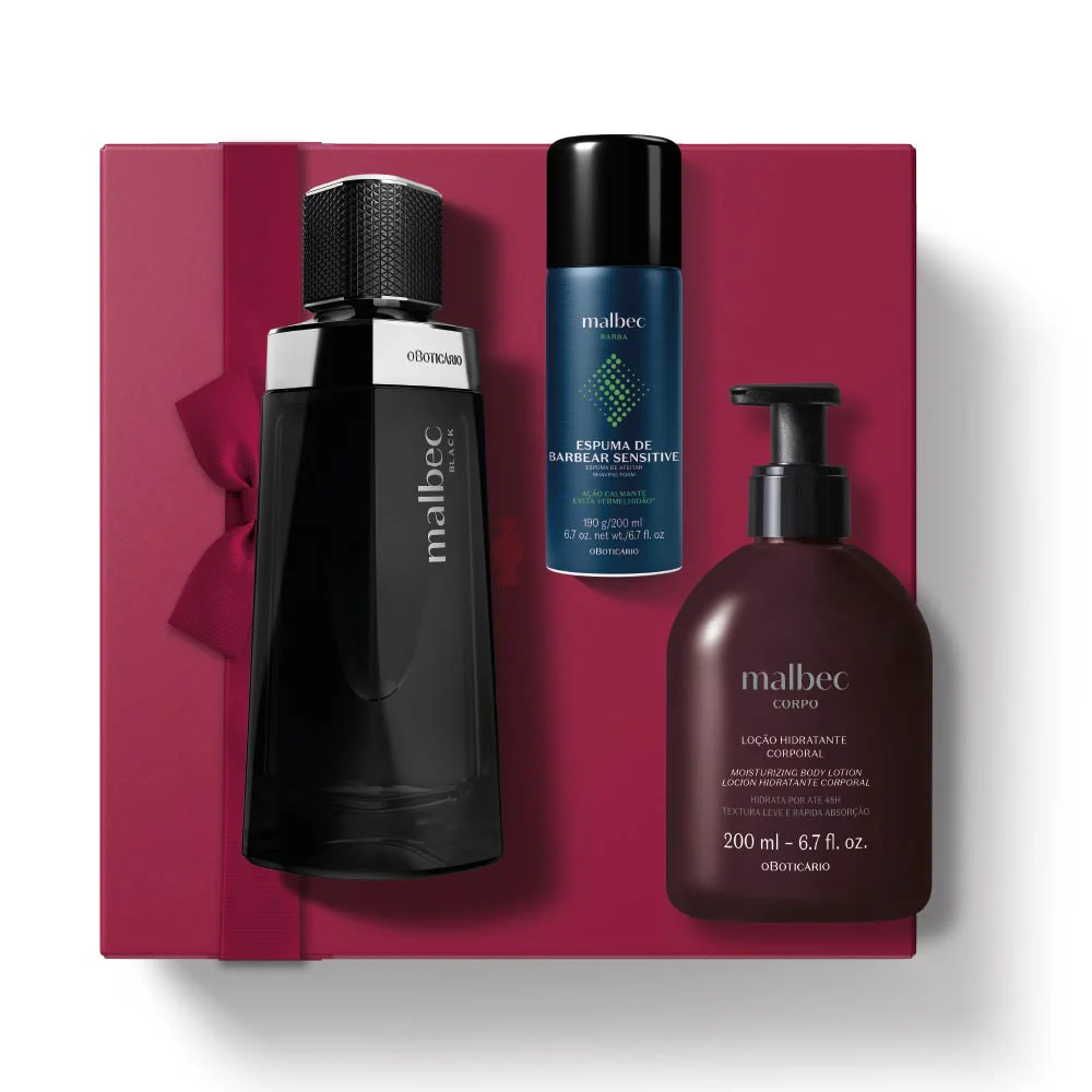 Kit de Dia do Amor Malbec Black Barba