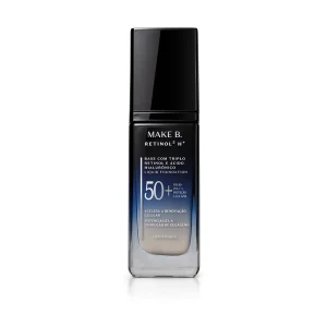 Base Líquida FPS50 Make B. Retinol³ H+ Invisivel 26g