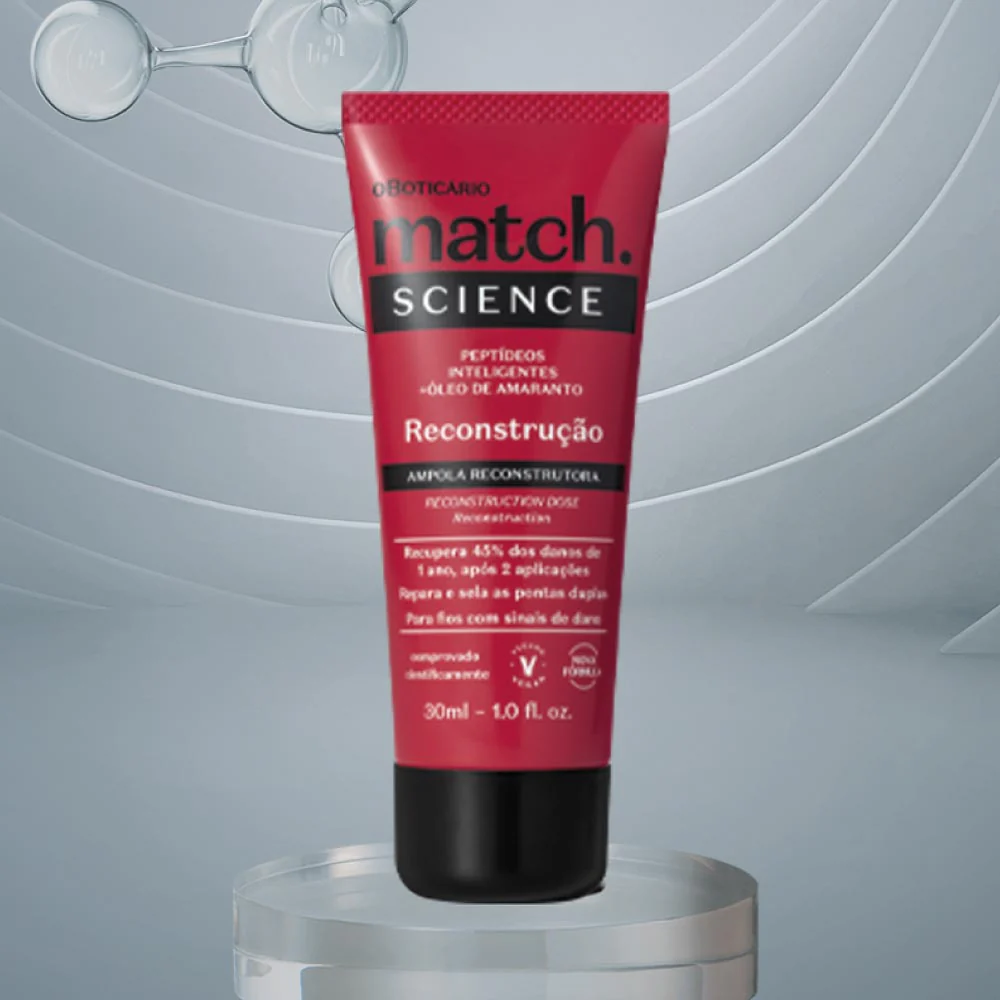 Ampola Capilar Match Science Reconstrução, 30ml - Image 2
