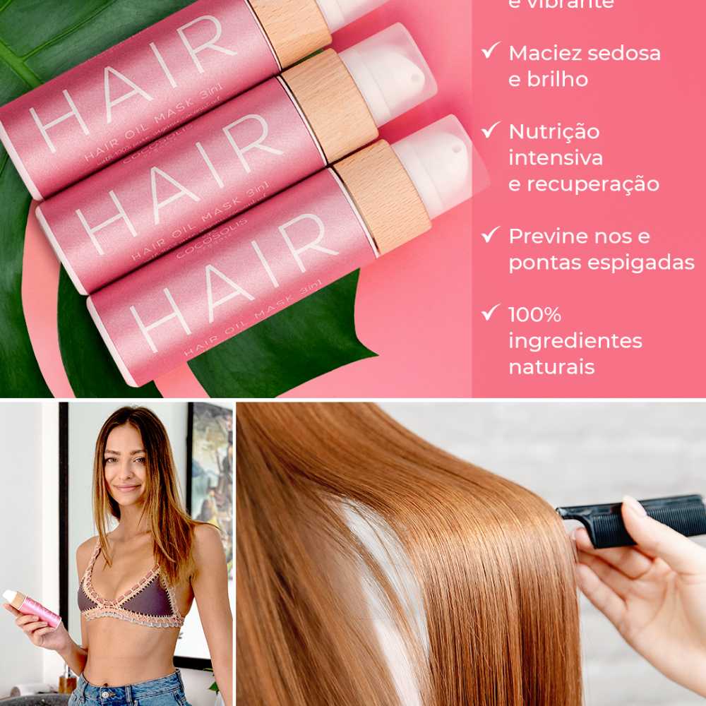 COCOSOLIS HAIR OIL MASK 3 IN 1, 110 ML - Image 4