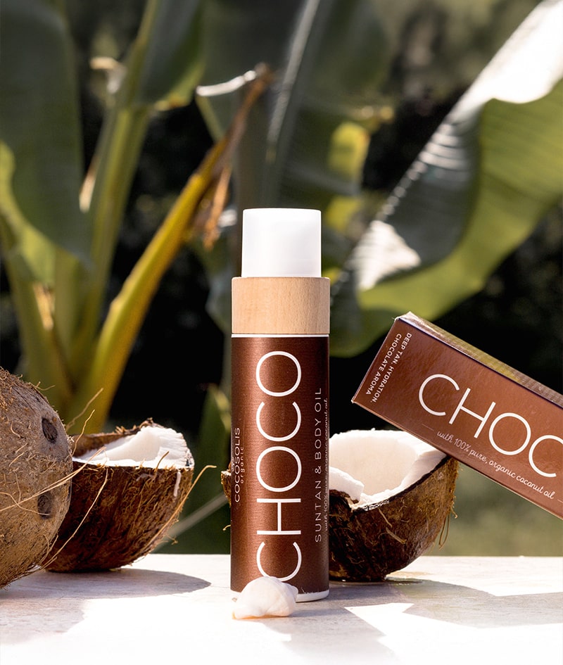 COCOSOLIS TAN & SHINE. CHOCO Suntan & Body Oil, 110MLAURA Peptide Shimmer Spray, 100ML - Image 3