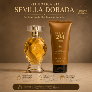 Kit Botica 214 Sevilla Dorada – O Boticário