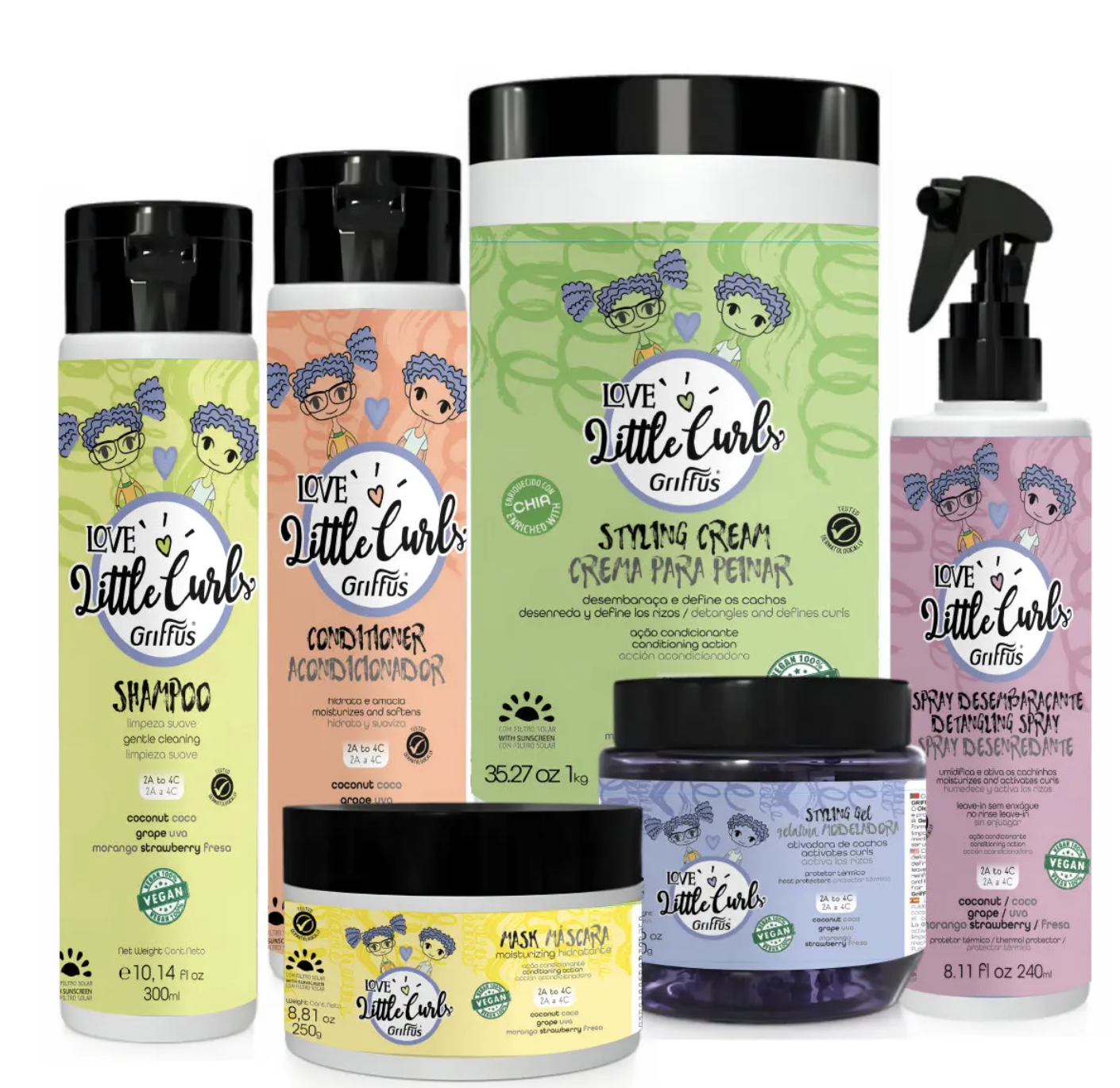 Kit 6P1 (2A-4C) KIDS LITTLECURS