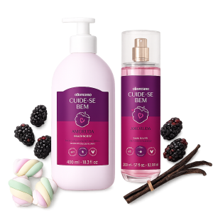 Combo Cuide-se Bem Amoruda: Body Splash 200ml + Loção Corporal 400ml
