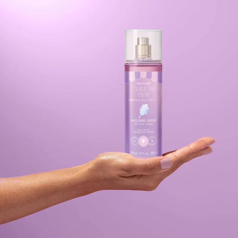 Cuide-se Bem Doces Delírios Algodão Doce, Body Splash 200 ml, O Boticário - Image 4