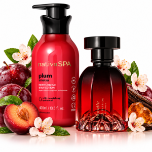 Kit Nativa SPA Loção Ameixa 400ml & Floratta Red Passion 75ml– O Boticário