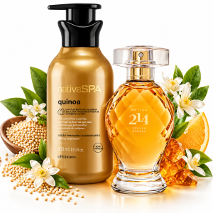 Kit Nativa SPA Quinoa & Botica 214 Sevilla Dorada – O Boticário
