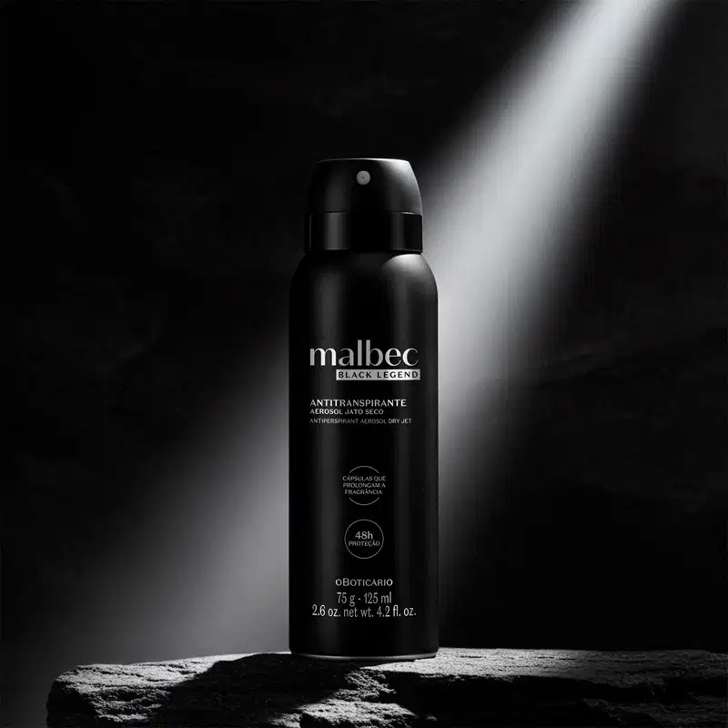 Malbec Black Legend Desodorizante em Spray 125 ml